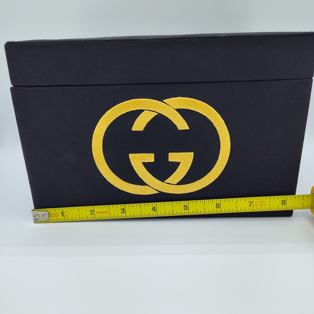 GUCCI Guilty Black & Gold Embroidered Box Lux Gift-Ready Collector Set Bows - Picture 7 of 8